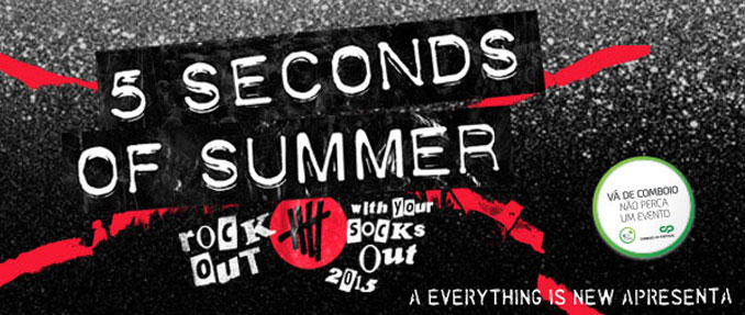 Vá de comboio ao concerto dos 5 Seconds of Summer com a campanha especial da CP