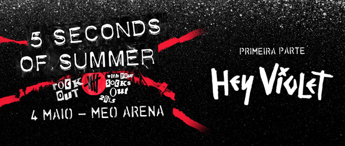 5 Seconds of Summer convidam Hey Violet para banda de abertura