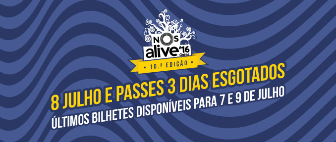 Bilhetes diários para dia 08 de julho e passes de três dias esgotados